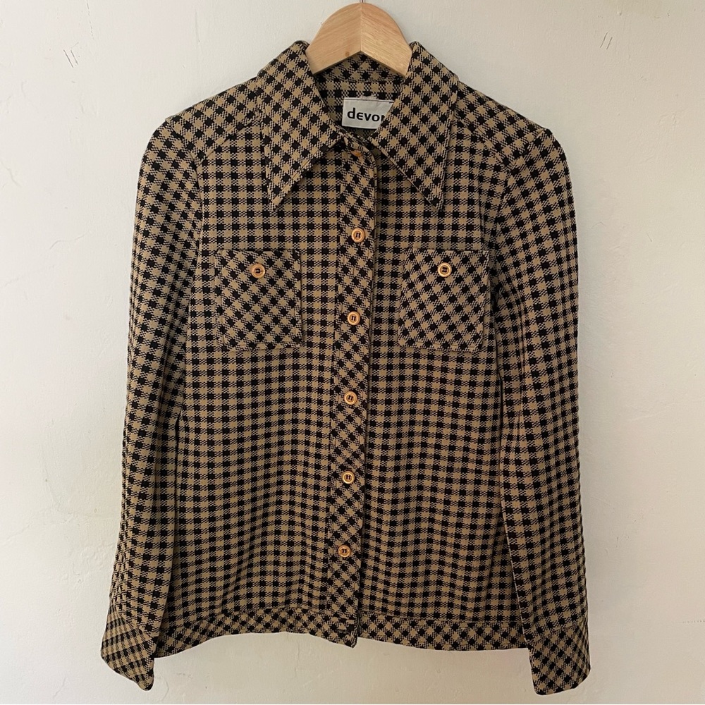 Amazing checkered vintage jacket
